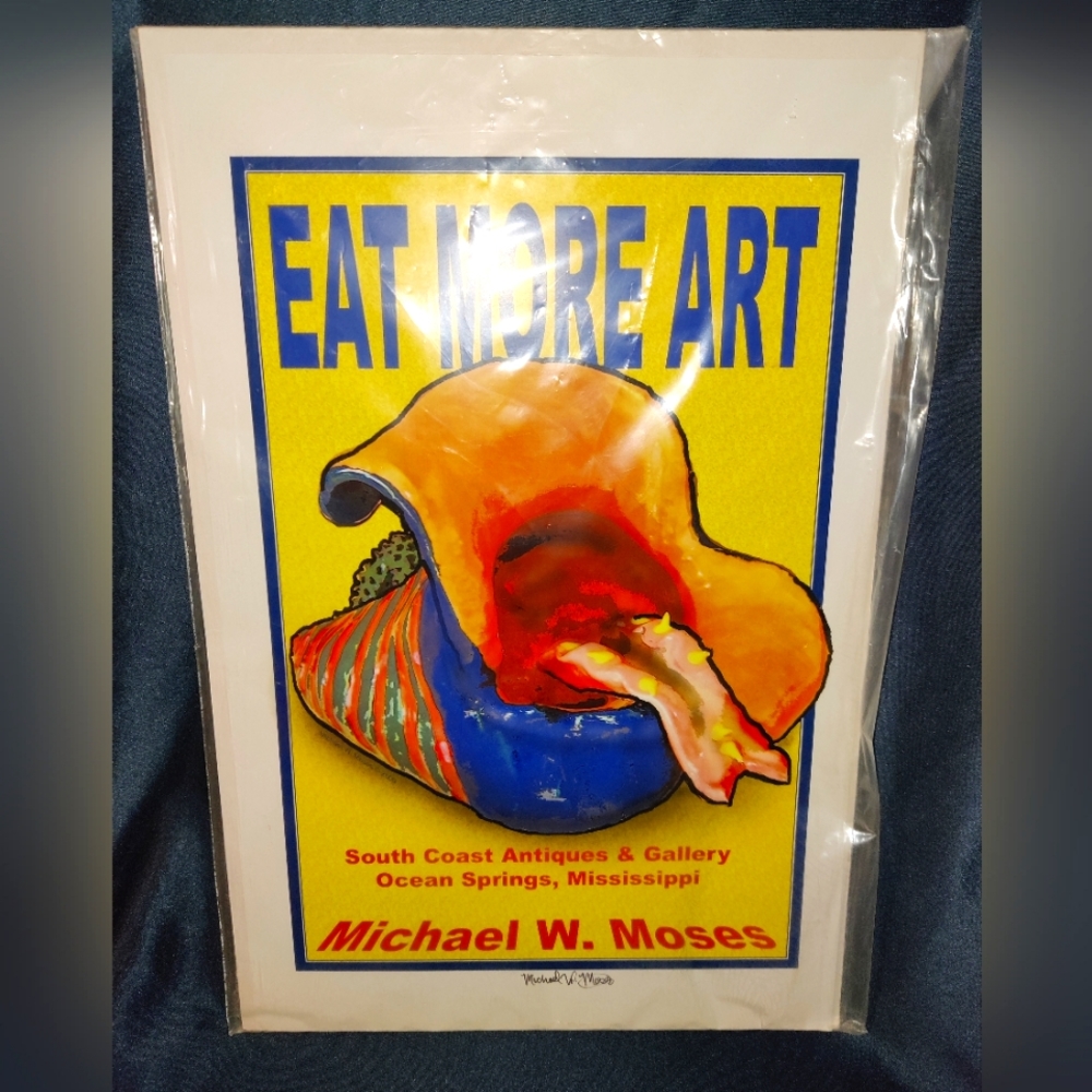 Eat More Art Print